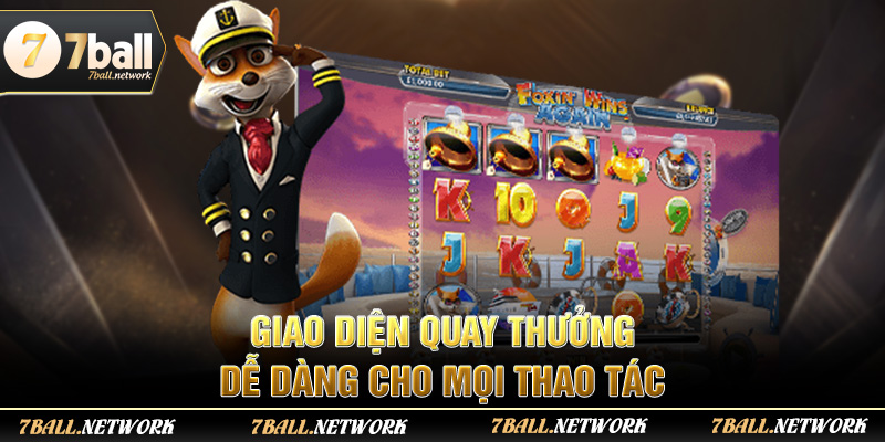 Giao diện quay thưởng dễ dàng cho mọi thao tác