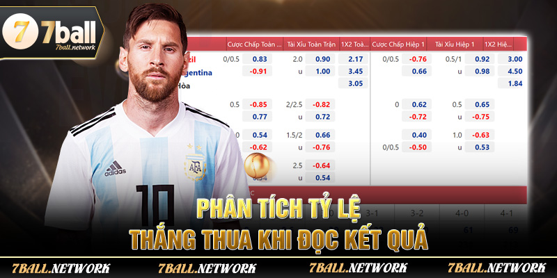 Phân tích tỷ lệ thắng thua khi đọc kết quả
